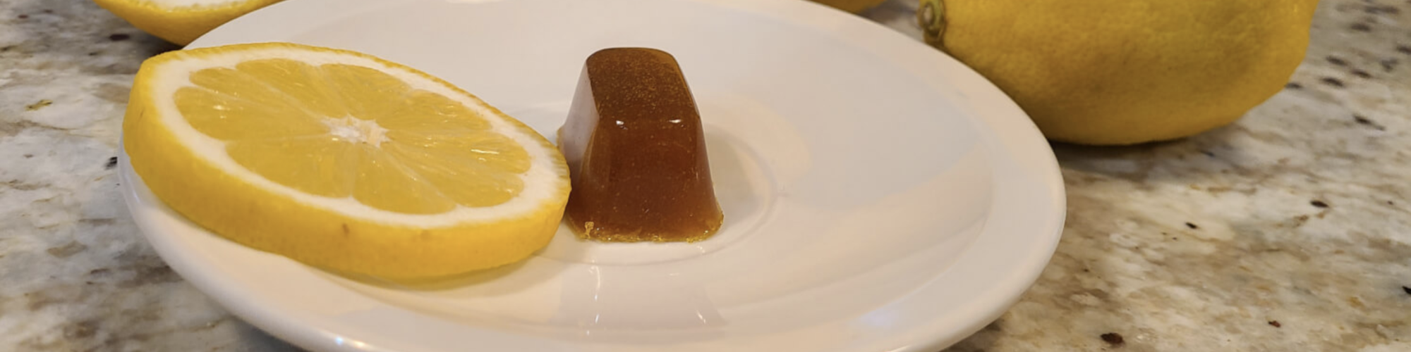 Homemade Protein Lemon Gummies